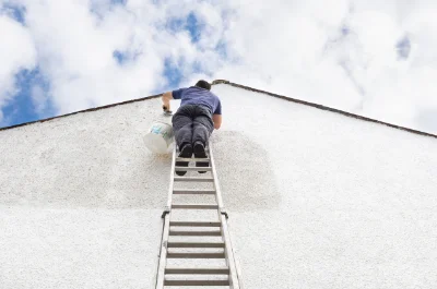 Peinture extérieure à Léglantiers — façades et ravalement